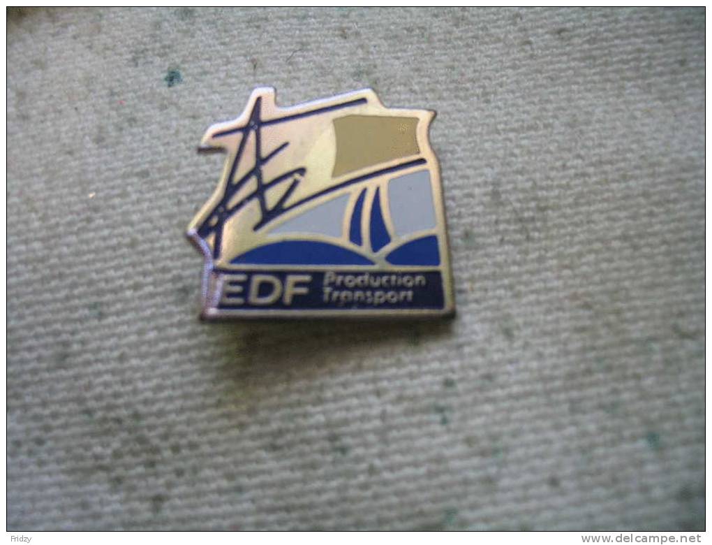 Pin´s EDF,  Production Transport - EDF GDF