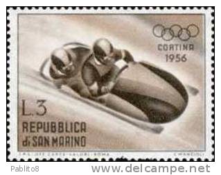 SAN MARINO 1955 GIOCHI OLIMPICI INVERNALI L.3 MNH - Unused Stamps