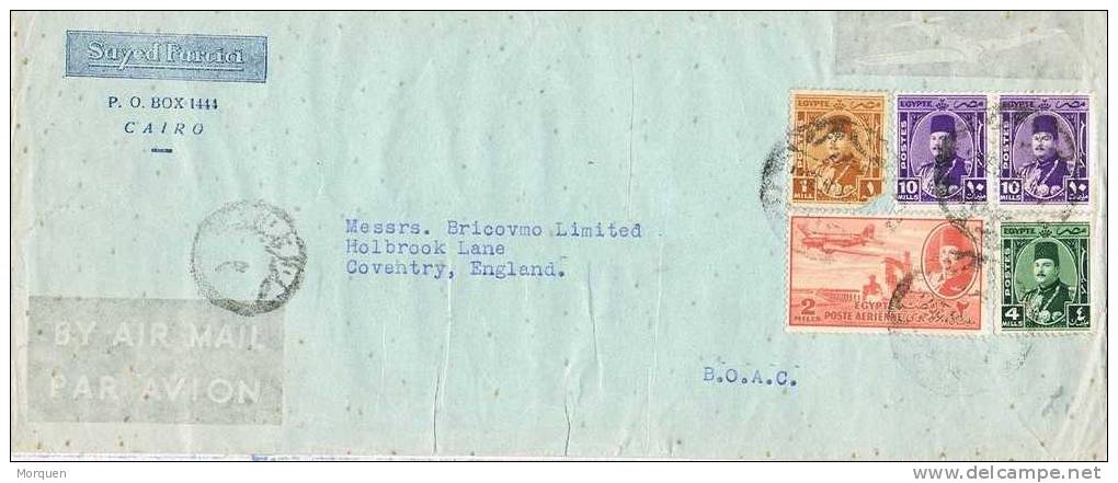 Carta Aerea CAIRO 1940. Censor Mark. Censura - Storia Postale