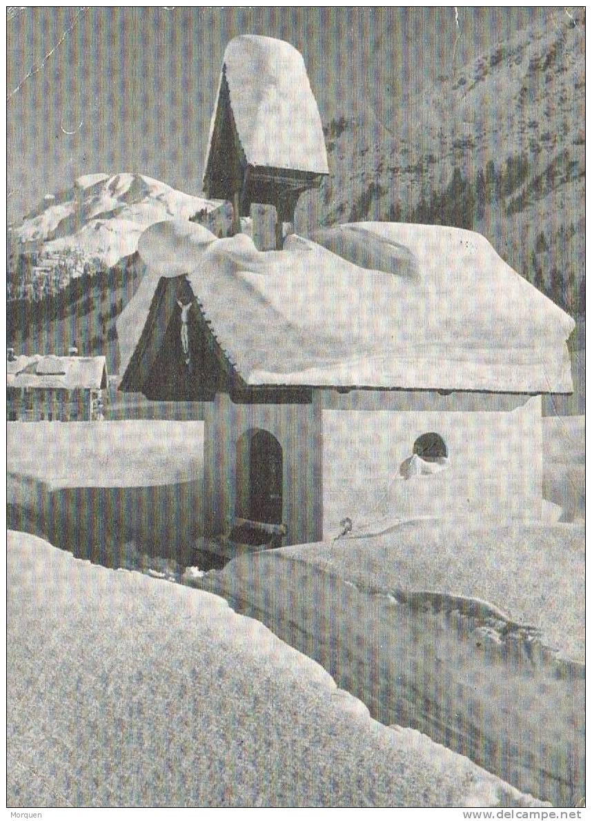 Postal VARMLANDS (Suecia) 1960. Capilla Lech In ARLBERG - Briefe U. Dokumente