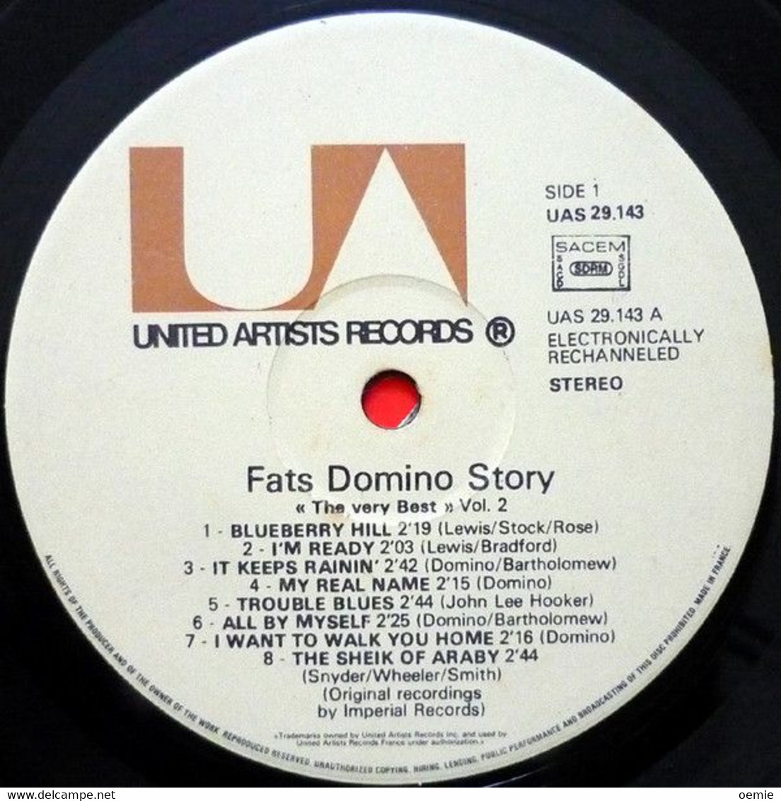 FATS DOMINO  °  STORY  VOLUME 2 - Blues