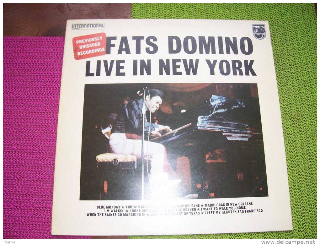 FATS DOMINO  °  LIVE  IN  NEW  YORK - Blues