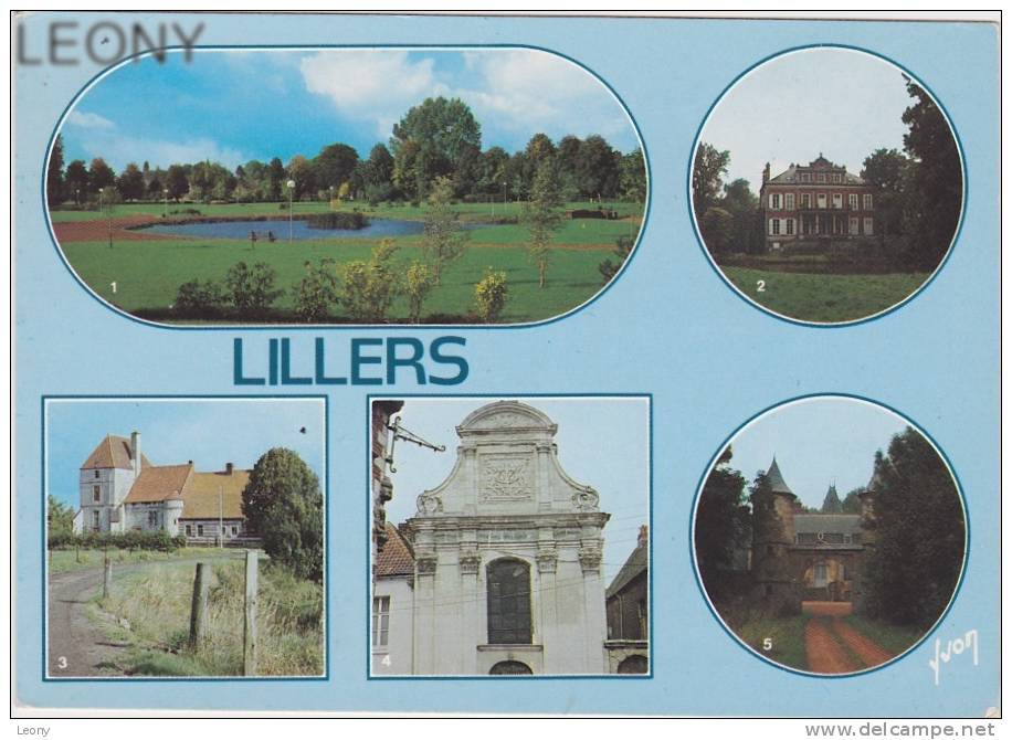 CPM De LILLERS (62) - Parc Du Brûle - Château De Philiomel - De Beaurepaire - De Relingues - Chapelle Miséricorde - Lillers