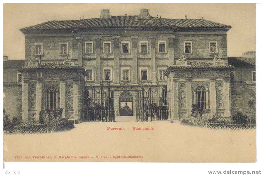 Macerata 1901 Manicomio - Precursoria - Cartolina Ricordo - Macerata