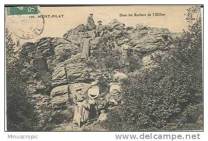 CPA 42 - Mont Pilat - Rochers De L'Oeillon - Mont Pilat