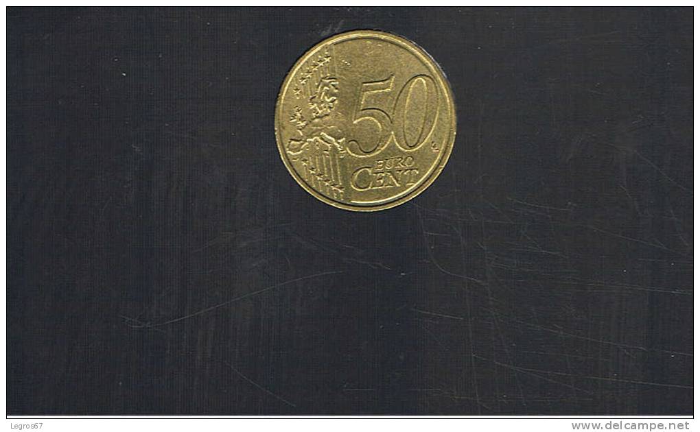 PIECE DE 50 CT € LUXEMBOURG 2008 - Lussemburgo