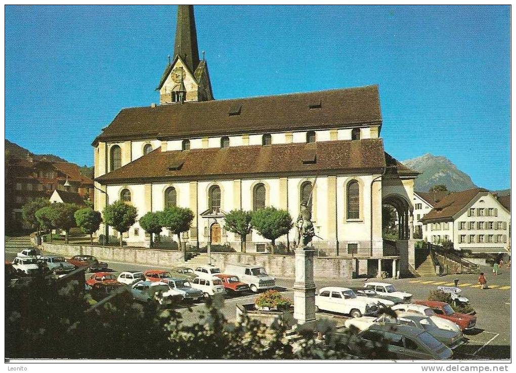 Stans Pfarrkirche Und Winkelriedbrunnen - Stans