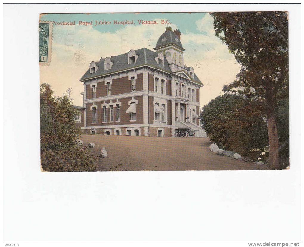 OLD FOREIGN 5676 - CANADA - PROVINCIAL ROYAL JUBILEE HOSPITAL, VICTORIA, B.C. - Victoria