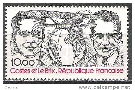 France - Poste Aérienne - 1981 - Y&T 55 - Neuf ** - 1960-.... Mint/hinged