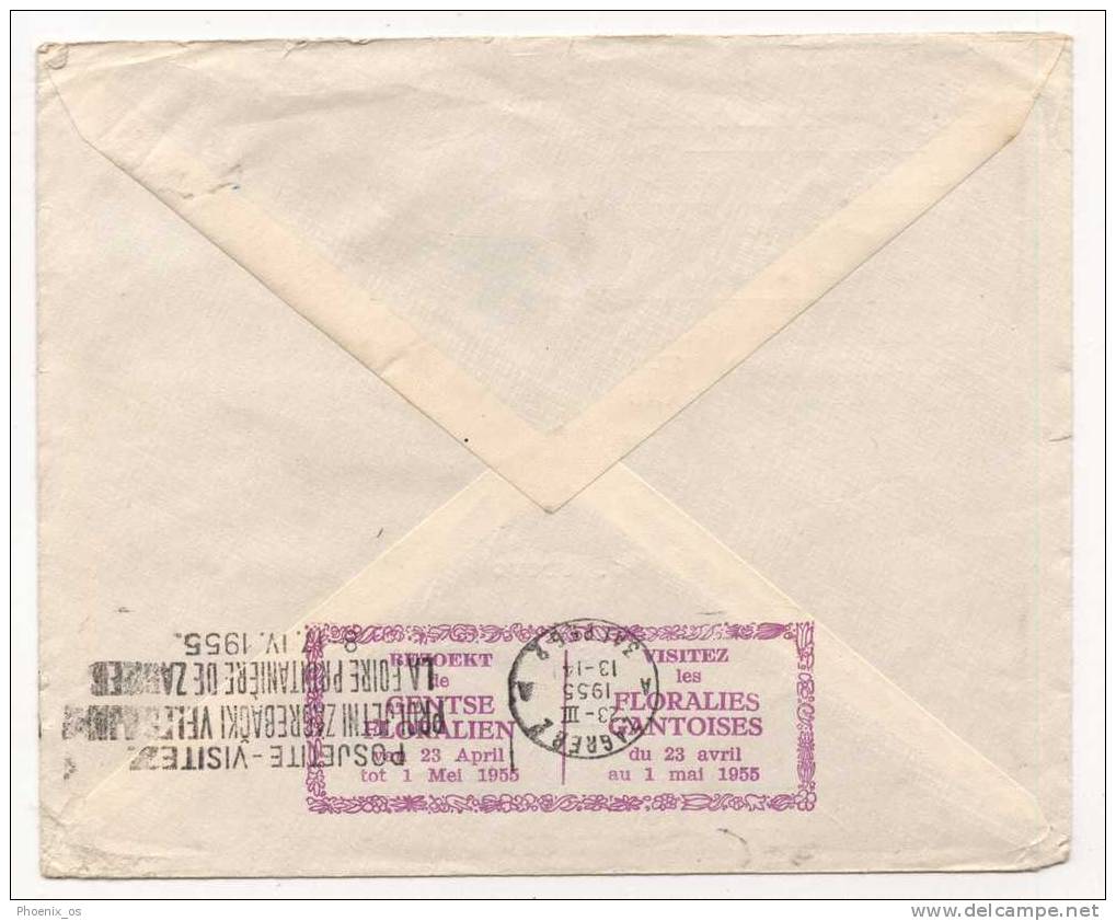 BELGIUM - GENT, Nory, Airmail, 1955. - Altri & Non Classificati