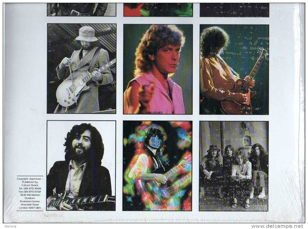 CALENDRIER - 1996 - LED ZEPPELIN - 12 Posters - Objets Dérivés