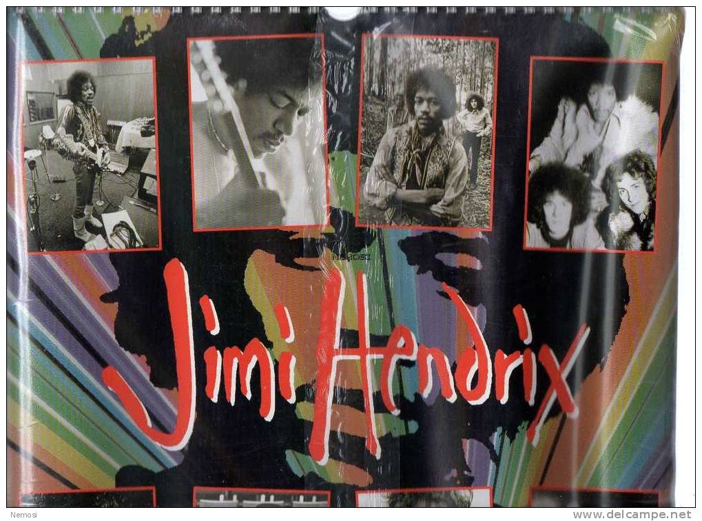 CALENDRIER - 1997 - Jimi HENDRIX - 12 Posters - Varia