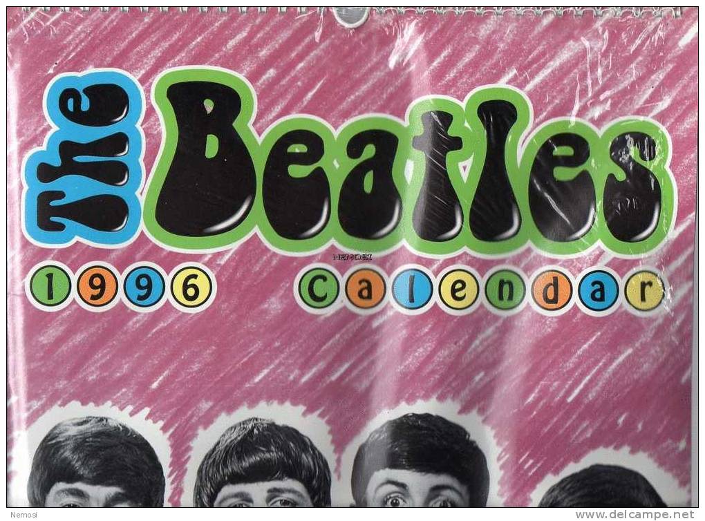 CALENDRIER - 1996 - BEATLES - 12 Posters - Objets Dérivés