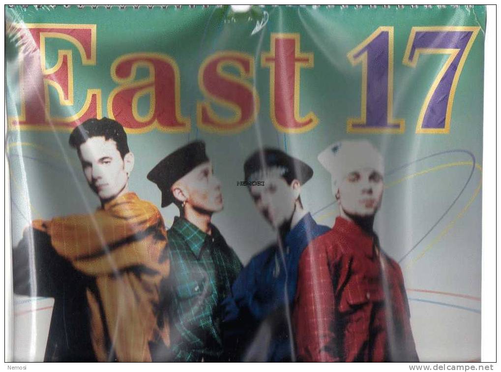 CALENDRIER - 1997 - EAST 17 - 12 Posters - Objets Dérivés