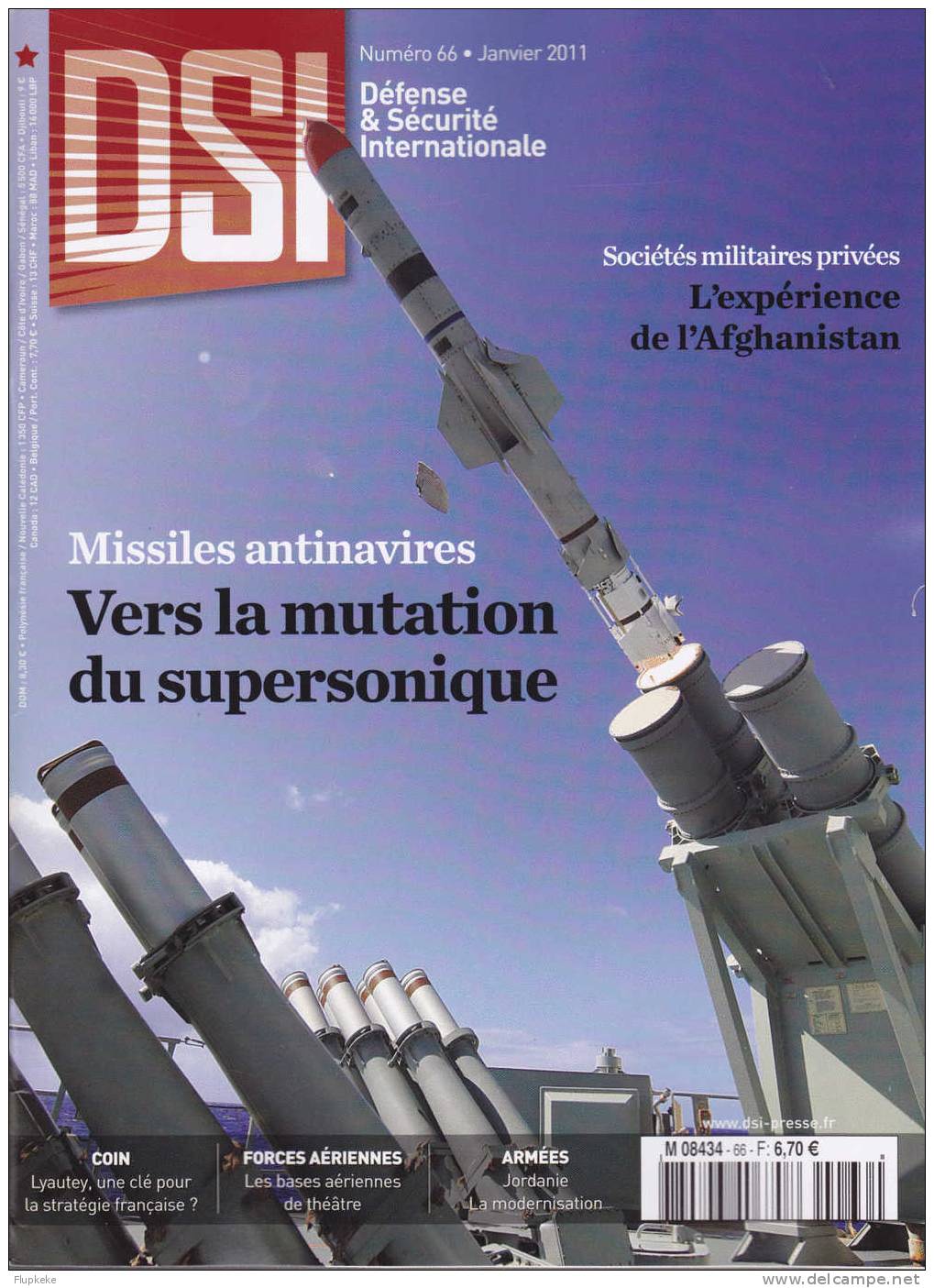 Défense & Sécurité Internationale 66 Janvier 2011 Missiles Antinavires Sociétés Militaires Privées En Afghanistan - Armes