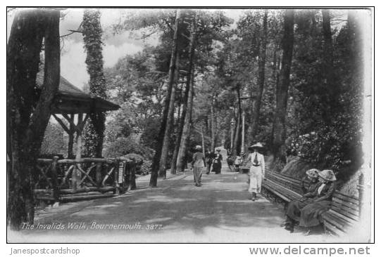 INVALIDS WALK 1912 - Animated  - BOURNEMOUTH - Dorset - Bournemouth (depuis 1972)