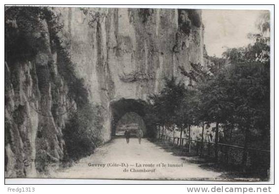 Gevrey - Route Et Tunnel De Chamboeuf - Gevrey Chambertin