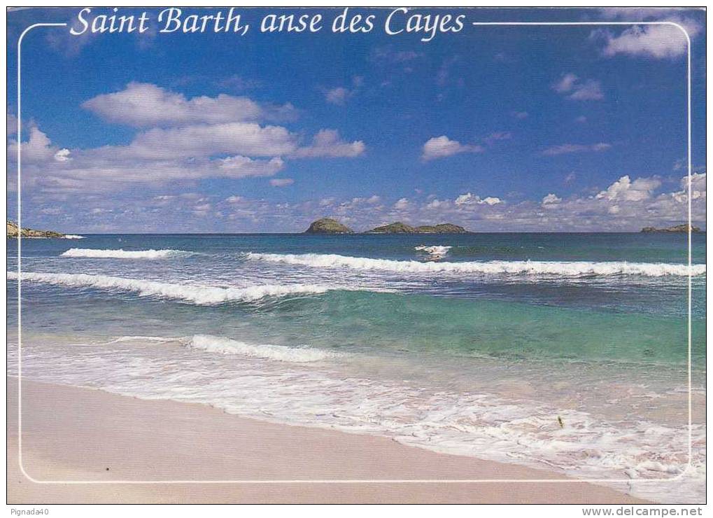 Cp , 971 , GUADELOUPE , SAINT-BARTHELEMY , Anse Des Cayes - Saint Barthelemy