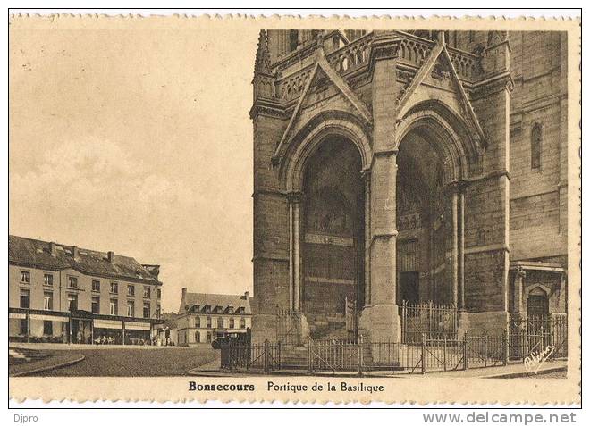 Bonsecours  Portique De  La Basilique - Aiseau-Presles