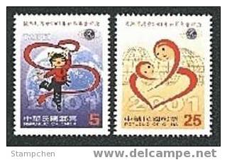 Kiwanis Inter 2001 Int. Convention Stamps Map Dance Globe Emblem - Franc-Maçonnerie