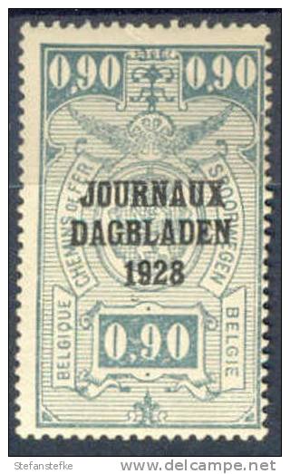 Belgie - Belgique  Ocb Nr :  JO 7  ** MNH   PLI Plooi (zie Scan) - Journaux [JO]