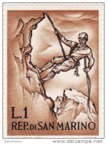 1962 San Marino - Discesa Corda Doppia - Arrampicata