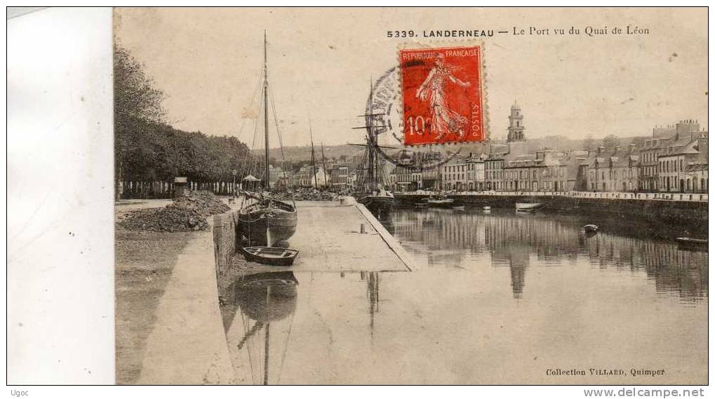 CPA - 29 - LANDERNEAU - Le Port Vu Du Quai De Léon - 040 - Landerneau