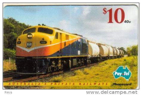 AUSTRALIA $10 DIESEL LOCOMOTIVE  PRIVATE TRAINS TRAIN No3 MINT 2500 ISSUED ONLY !! READ DESCRIPTION !! - Australie