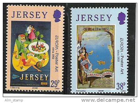 Jersey     2003  Yv. 1083-4  Mi. 1071.2** MNH - 2003