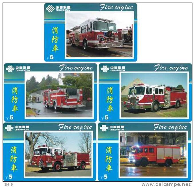 A04347 China phone cards Fire Engine 60pcs