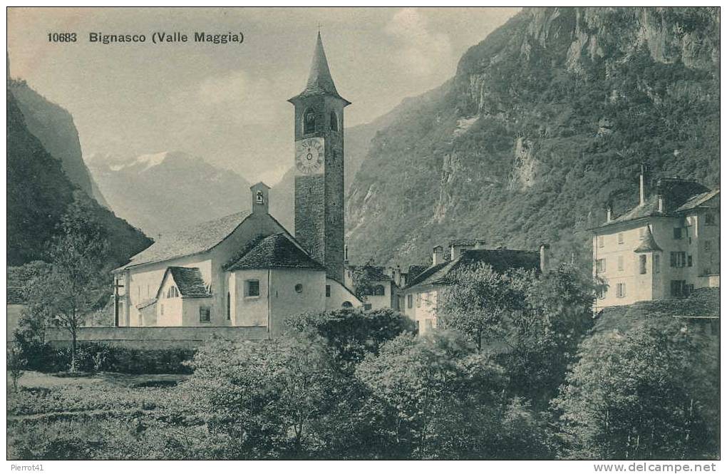 SUISSE - BIGNASCO - Valle Maggia - Bignasco