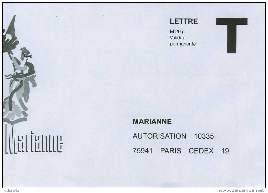 Marianne - La Liberté Guidant Le Peuple - PAP REPONSE - FRANCE - Révolution Française