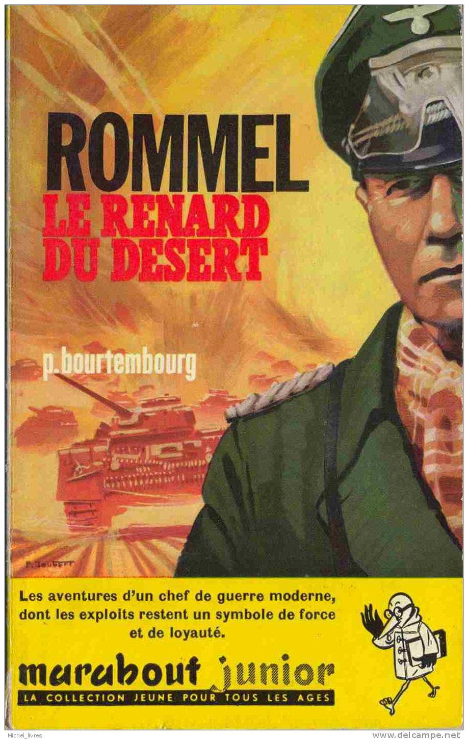 Marabout Junior - MJ 163 - P Bourtembourg - Rommel Le Renard Du Désert - Ed 1960 - TBE - Marabout Junior