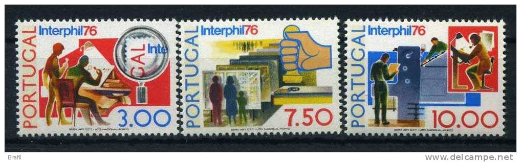 1976 Portogallo, Interphil 76 , Serie Completa Nuova - Unused Stamps