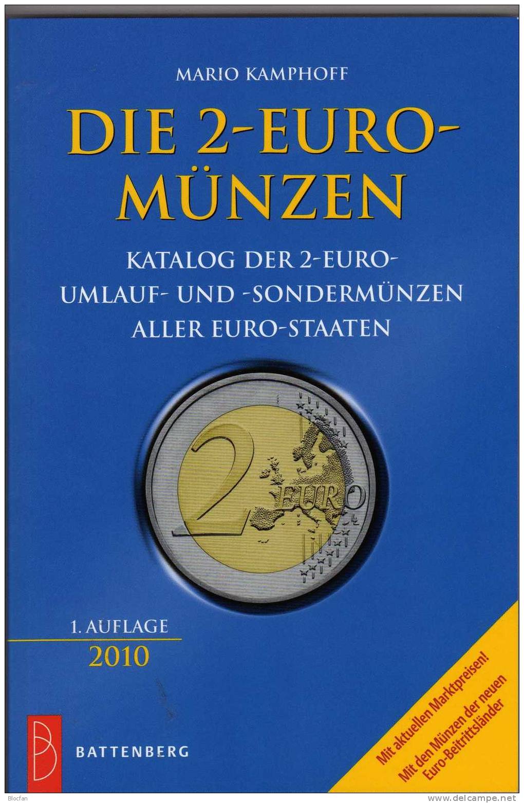 2 EURO Münz Katalog 2010 Aller EU-Länder Neu 10€ Für Numisbriefe+ Numisblatt Europa Catalogue From Germany - Usati