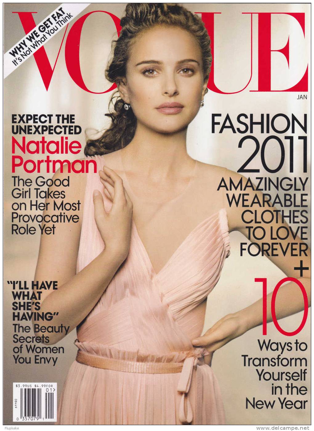 Vogue January 2011 Cover Natalie Portman Expect The Unexpected The Good Girl Takes On Her Most Provocative Role Yet - Amusement