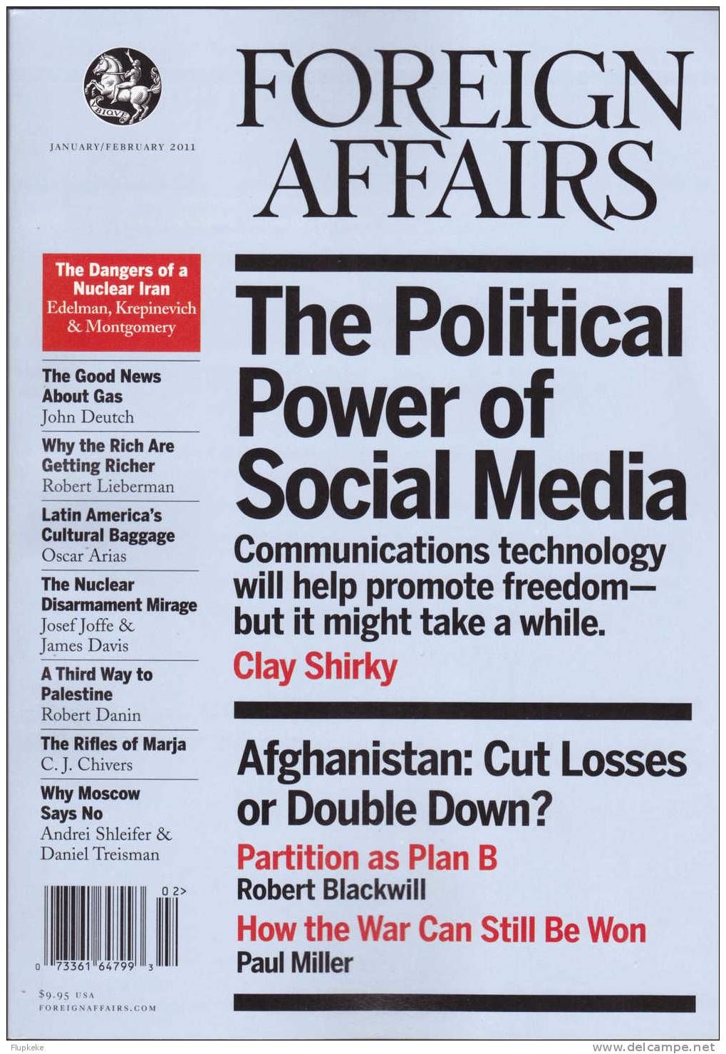 Foreign Affairs 01 January-february 2011 The Political Power Of  Social Media Afghanistan - Amusement