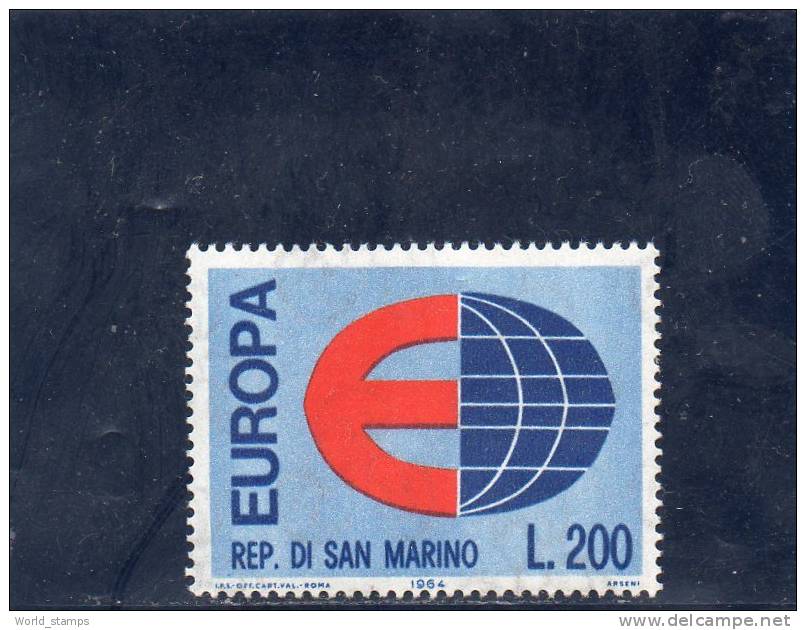 SAN MARINO 1964 EUROPA UNITA ** - Unused Stamps