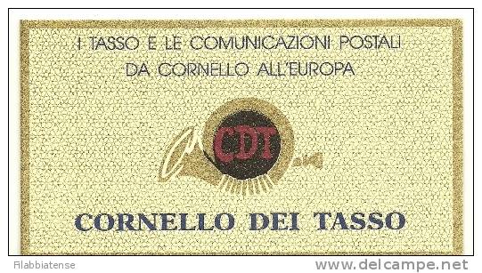 1993 - Italia Libretto 14A Tasso - Varietà GDT  ----- - Markenheftchen