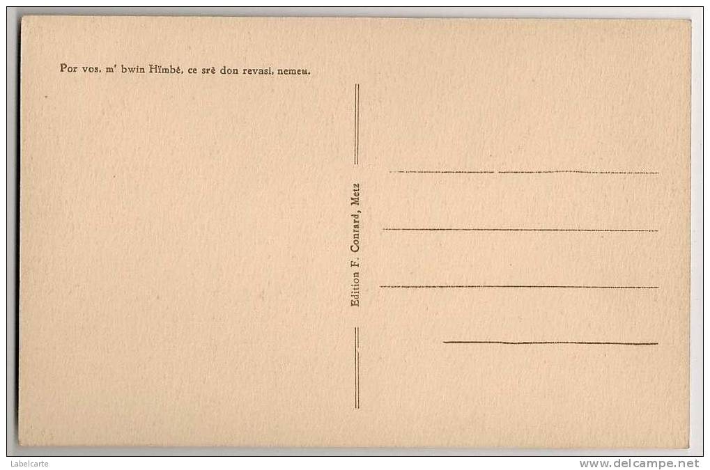 MOSELLE 57.METZ.COSTUMES DU PAYS MESSINS.POCHETTE 9 CARTES.CLICHES PRILLOT.EDITION F.CONRAD - Metz Campagne