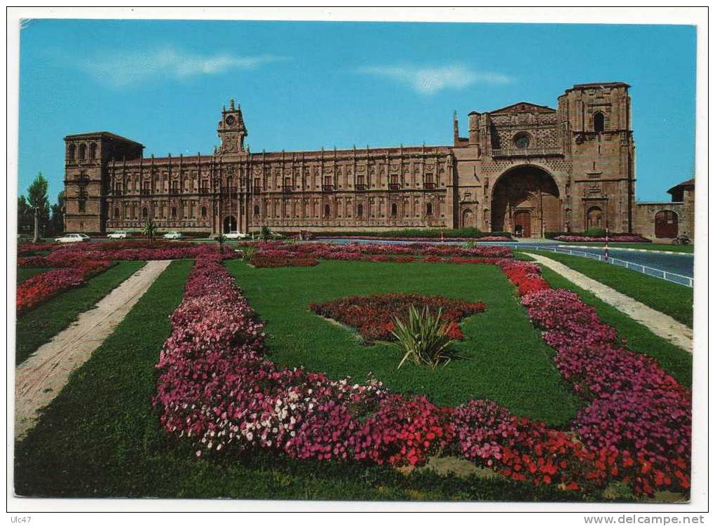 - LEON. - Hostal De San Marcos - Fachada Principal -  - Scan Verso - - León