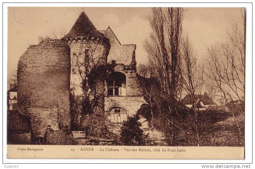 ASSIER  ( Lot )  Le Château.............................. - Assier