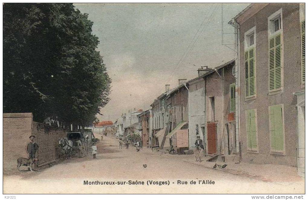 MONTHUREUX SUR SAONE Rue De L'allée Colorisée - Monthureux Sur Saone