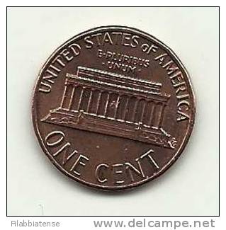 1983 - Stati Uniti 1 Cent D       -------- - 1959-…: Lincoln, Memorial Reverse