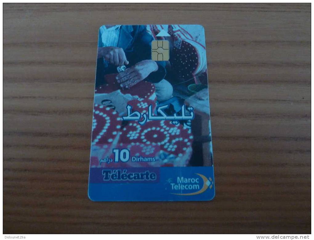 Télécarte à Puce 10 Dirhams "Maroc Telecom" MAROC - Morocco