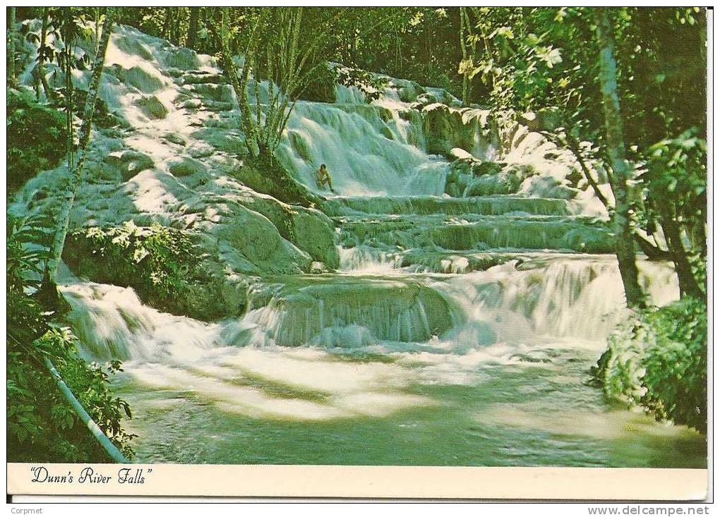 JAMAICA - VF 1985 POSTCARD DUNN´S RIVER FALLS From DISCOVERY BAY To MINNEAPOLIS - Jamaica (1962-...)