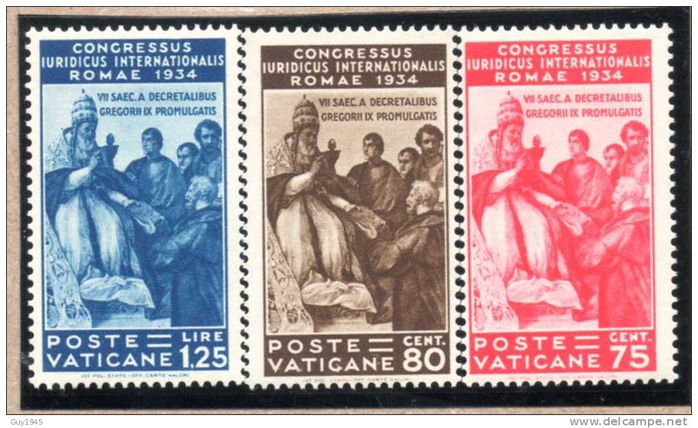 VATICAN : TP N° 69/71 * - Unused Stamps