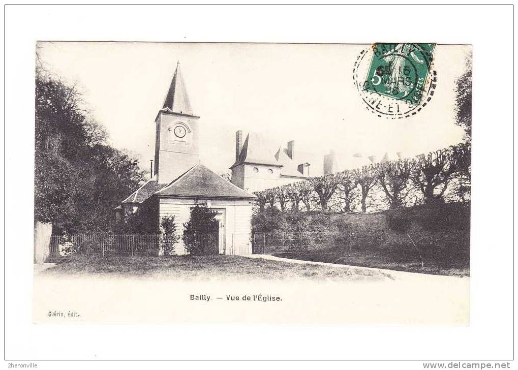 CPA -  77 - BAILLY     Vue De L ´église - Villiers Saint Georges