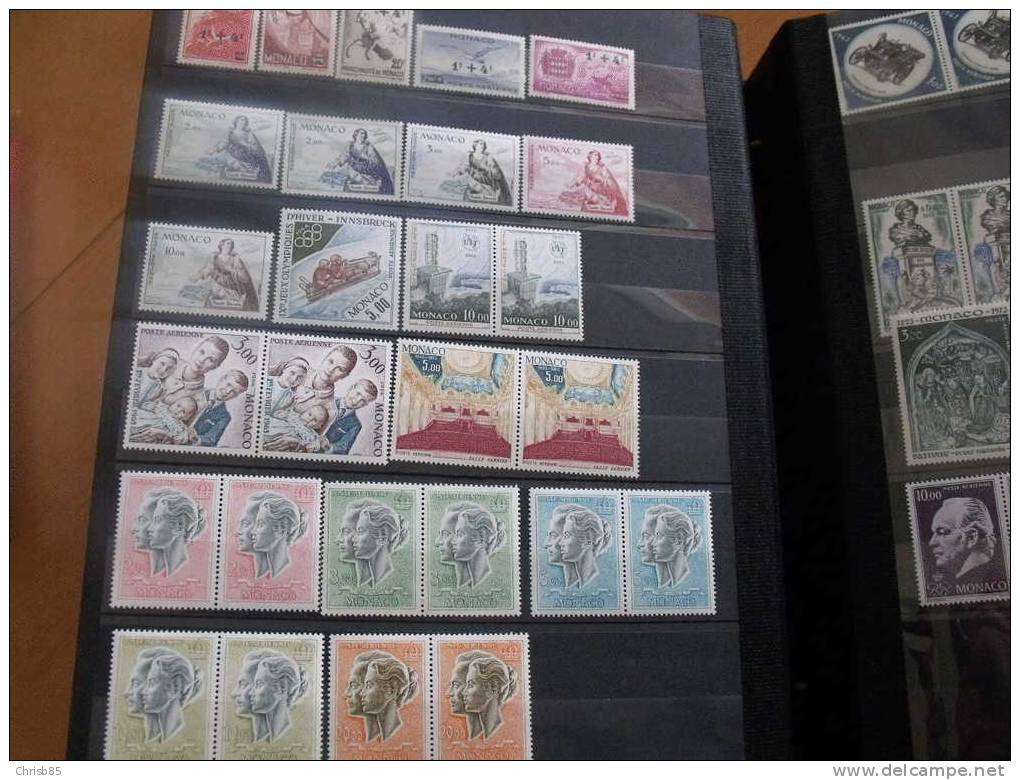 COLLECTION TIMBRES MONACO NEUVE 1950 A 1979