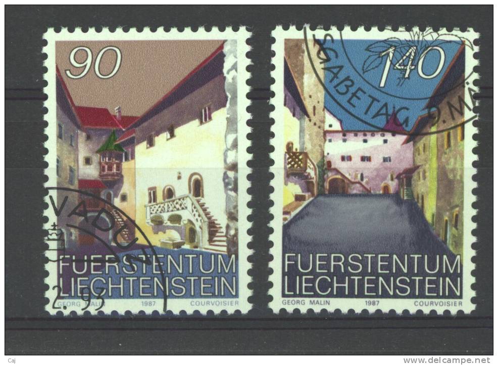 Liechtenstein  :  Yv  857-58  (o) - Gebraucht